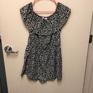Off the shoulder romper